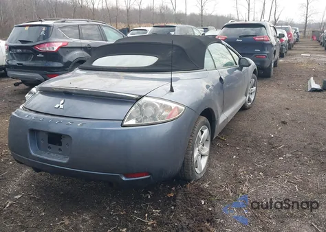 2007 Mitsubishi Eclipse Spyder Gs z USA, uszkodzony, nr VIN 4A3AL25F27E070923